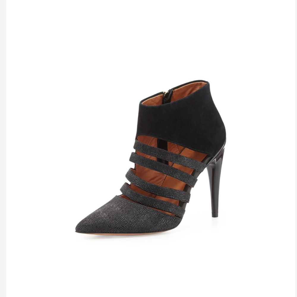 Rebecca Minkoff Black Caesar Cutout Combo Bootie